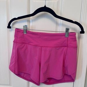 Lululemon Athletic Shorts, Size Medium Pink